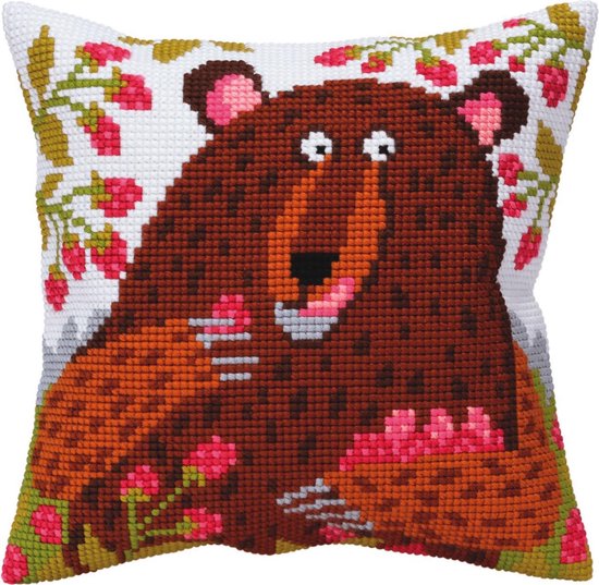 Titmouse kussen borduurpakket van Stitchcompany cda-5456