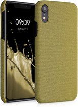 kwmobile hoesje voor Apple iPhone XR - beschermhoes van stof - geel