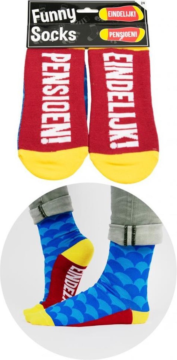 Funny socks eindelijk pensioen
