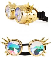 Steampunk bril goud