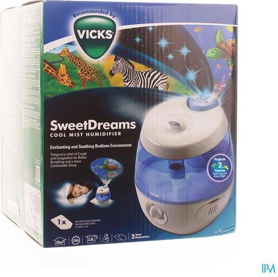 Vicks Ultrasone Luchtbevochtiger Sweet Dreams | bol.com