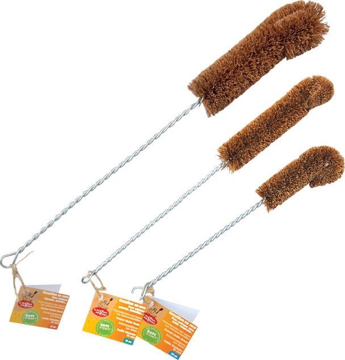 Goedkoopste Flessenborstel Kokos - 20 cm Small - 20 cm