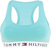 Tommy Hilfiger dames flag logo racerback bralette turquoise - M