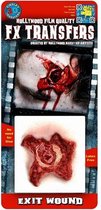 Tinsley Horror 3D Tattoo Schotwond ( Exit Wound ) | Halloween | Wond