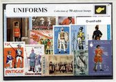 Uniformen – Luxe postzegel pakket (A6 formaat) : collectie van 50 verschillende postzegels van uniformen – kan als ansichtkaart in een A6 envelop - authentiek cadeau - kado - gesch