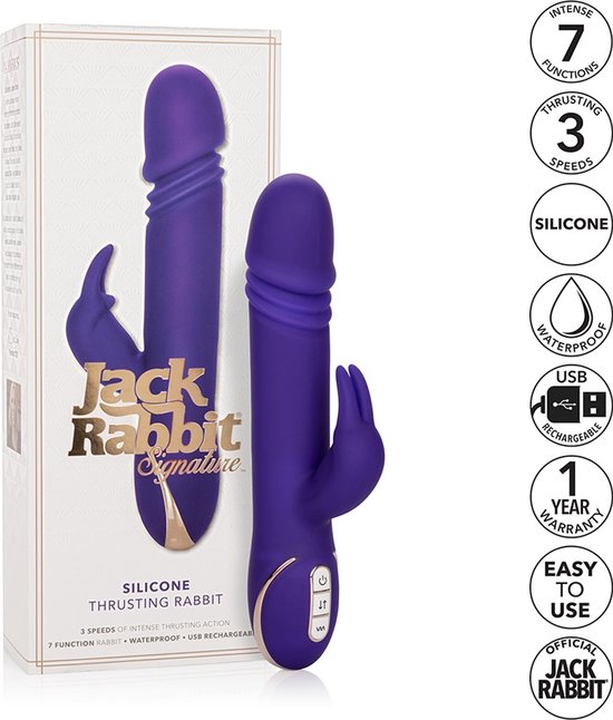 Jack Rabbit Tarzan Vibromasseur Thrusting - Violet