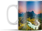 Mok - Panorama van de rijstvelden in Mù Cang Chải - 350 ml - Beker