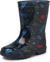 Gevavi Boots - Mees Space PVC Kinderlaarzen - Regenlaarzen voor Jongens - Blauw - Maat 29