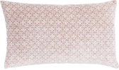 Hoyz | Tile Print Sand Off-Wit Kussen | 30 X 50 | Sierkussen Voor Woonkamer Of Slaapkamer