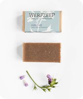 Werfzeep Comfrey - Natuurlijke zeep - Handgemaakt - Voor gevoelige huid - Biologische en Vegan Zeep - 100 gram