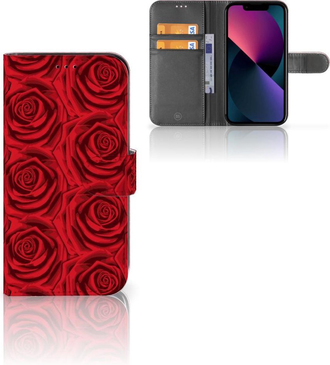 Apple iPhone 13 Hoesje Red Roses