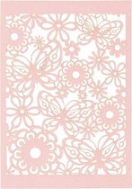 patroonkarton 10,5 x 14,8 cm 10 stuks roze