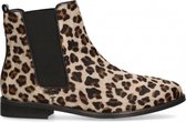 Maruti  - Passoa Chelsea Boot Hairon Leer - Womens - Leopard Elephantgrey - 36