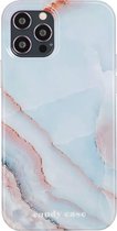 Candy Marble Blue iPhone hoesje - iPhone 12 pro max