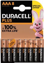 DURACELL ALKA PLUS AAA 8 pièces