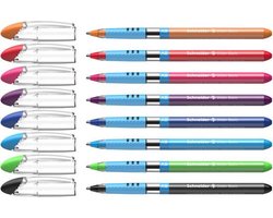 Schneider balpen - Slider Basic - penpunt XB 1,4 mm - etui 8 stuks - assorti kleuren - S-151298