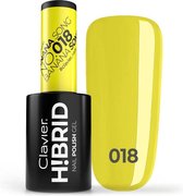 Clavier UV/LED Gellak H!BRID - 018 Banana Song - Geel - Glanzend - Gel nagellak