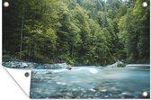 Tuinposter - Tuindoek - Tuinposters buiten - Duitsland - Water - Bos - 120x80 cm - Tuin