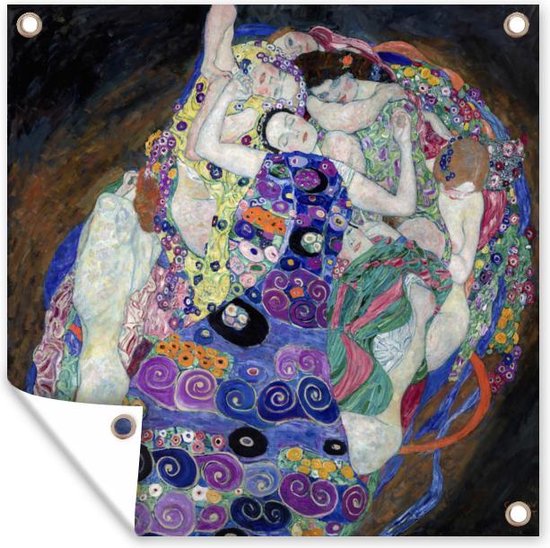 Tuinposters The virgin - Gustav Klimt - 50x50 cm - Tuindoek - Buitenposter
