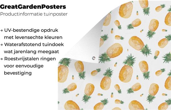 Torchon de jardin Ananas - Fruit - Design - 100x100 cm