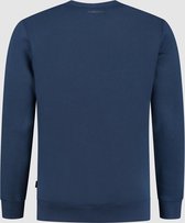 Purewhite -  Heren Regular Fit    Sweater  - Blauw - Maat L