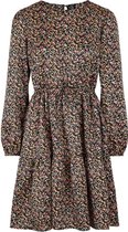 Pieces Jurk Pcfelicita Ls Dress 17116585 Black/mini Ditsy Dames Maat - XL