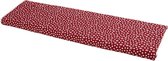 Stof, rood, B: 145 cm, 140 gr, 10 m/ 1 rol