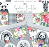 The Paper Boutique Papierset - Rainbow Buddies - 8x8 inch - 36 + 32 stuks