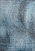 Modern laagpolig vloerkleed Ottawa - blauw 4204 - 240x340 cm