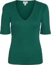 Vero Moda T-shirt Vmpeace 2/4 V-neck Top Vma 10249185 Sea Moss Dames Maat - M