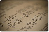 Muismat Formules - Wiskundige formules in een boek muismat rubber - 27x18 cm - Muismat met foto