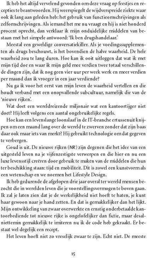 Tekst over de '4-urige werkweek', een concept voor een luxueus leven met meer vrije tijd.