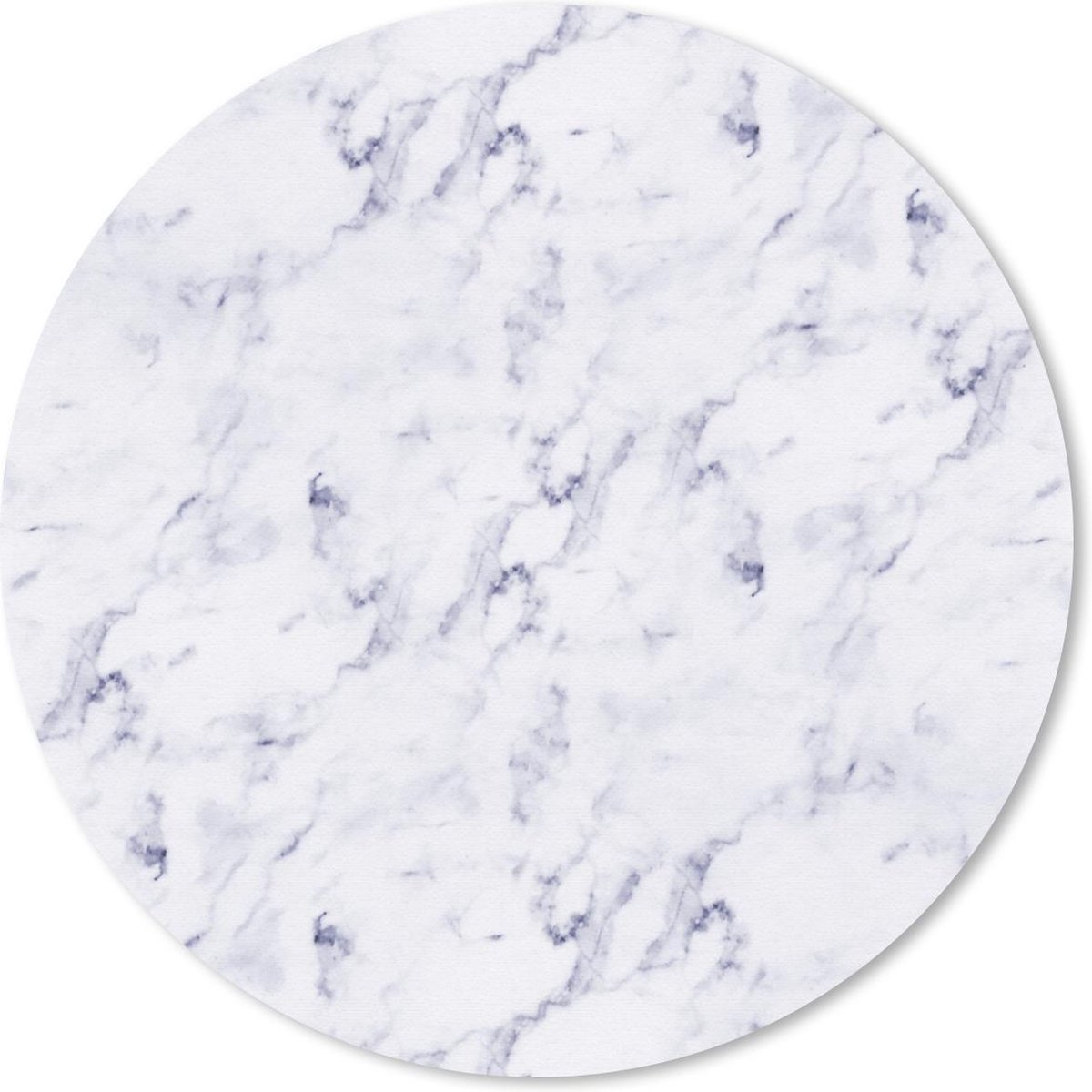 Muismat rond 40x40 cm - Mousepad Marmer - Patroon - Paars - Ronde muismatten