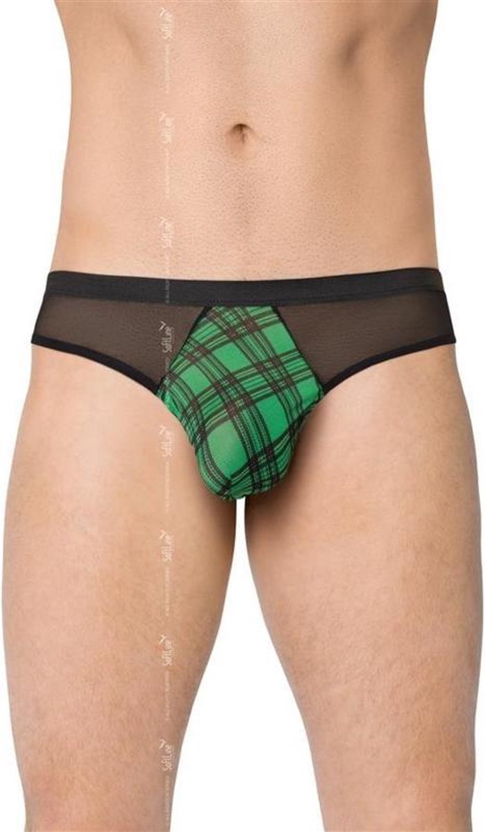 SoftLine Collection - Sexy herenslip - groen M/L