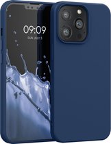 kwmobile telefoonhoesje geschikt voor Apple iPhone 13 Pro - Hoesje voor smartphone - Back cover in marineblauw