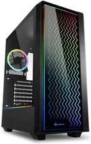 ATX Semi-toren doos Sharkoon RGB LIT 200