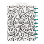 Crate Paper Day-to-Day DIY Planner - Dashboard - Zwart and Wit floral - 99 stuks