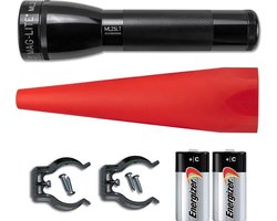 MagLite ML25LT 2-Cell Batteries Black Aluminum LED Safety Pack Flashlight 88204