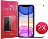 2X Tempered glass screenprotector geschikt voor iPhone 13 Mini - 2 PACK Full cover
