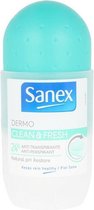 Deodorant Roller Dermo Clean & Fresh Sanex (50 ml)