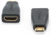 Adapter Mini HDMI naar HDMI GEMBIRD A-HDMI-FC Zwart