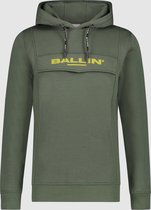 Ballin Amsterdam -  Heren Regular Fit   Hoodie  - Groen - Maat XS