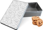 Koektrommel Terrazzo Look Rechthoek - Bewaarblik 13 x 20 x 5 cm