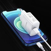 USB C Oplader / USB C Lader / USB C Stekker - Ntech - met Lightning naar USB-C kabel (2 meter) Geschikt voor iPhone 12 / 12 Pro / 23 Pro Max / iPhone 11 / 11 Pro / 11 Pro Max