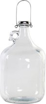Glazen fles DKD Home Decor Transparant Metaal (5 L)