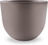 Bloempot Eggy, rond Ø35 cm, H28 cm, taupe - VECA