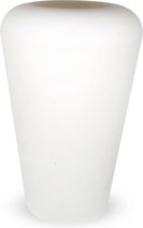 PLASTECNIC - Bloempot Vaso Mymou Alto, H80 cm, wit