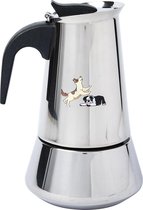 Biggdesign Percolator Inductie - Cafetiere Espresso Koffiemolen - Mokapot - Perculator Espresso Koffie - 6 Kops - 300 ml