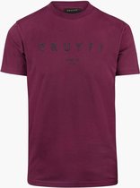 Cruyff Lux SS Tee Bordeaux - XS