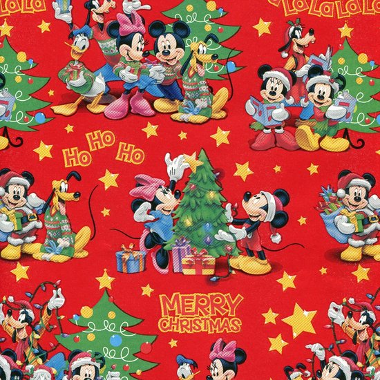 Papier cadeau Noël Disney - 200 x 70 cm - 10 rouleaux | bol.com